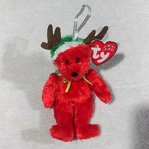 ty Jingle Beanies 2002 Holiday Teddy